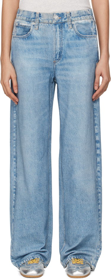 Джинси rag & bone Miramar Terry Wide-Leg Lounge Pants Синій | WCW24F70028202, 0