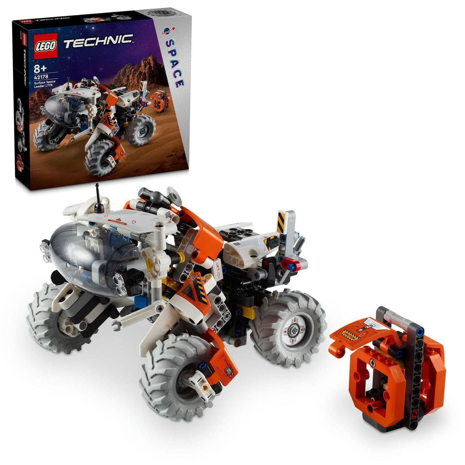 Колекційний LEGO Technic 42178 Surface Space Loader LT78 Різнокольоровий | 42178LEG, 0