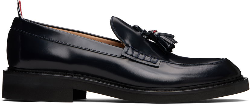 Догляд за взуттям Thom Browne Thom Browne Leather Tassel Loafers темно-синій | MFL069C-L0043
