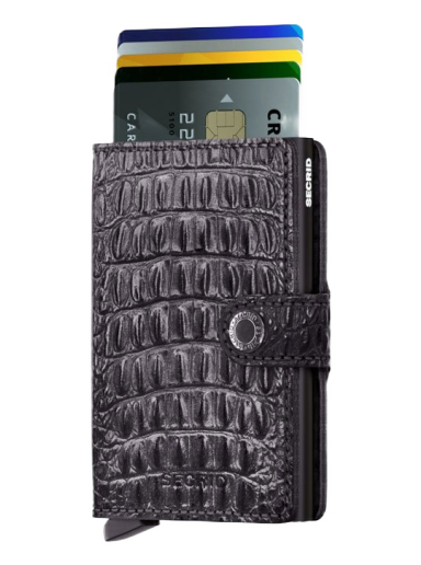 Гаманець Secrid Miniwallet "Nile Black" чорний | MN-Black