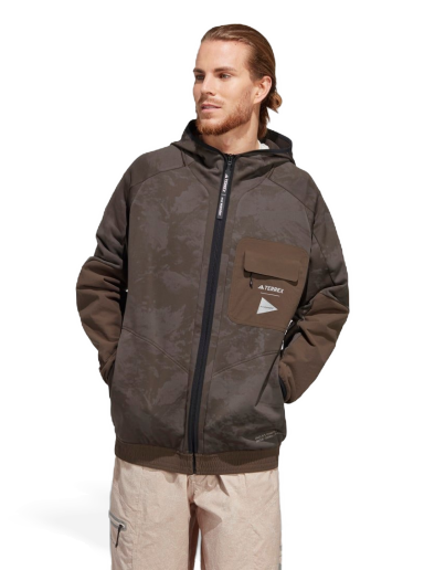 Куртка adidas Performance Terrex x and wander Fleece Jacket Коричневий | HR7140