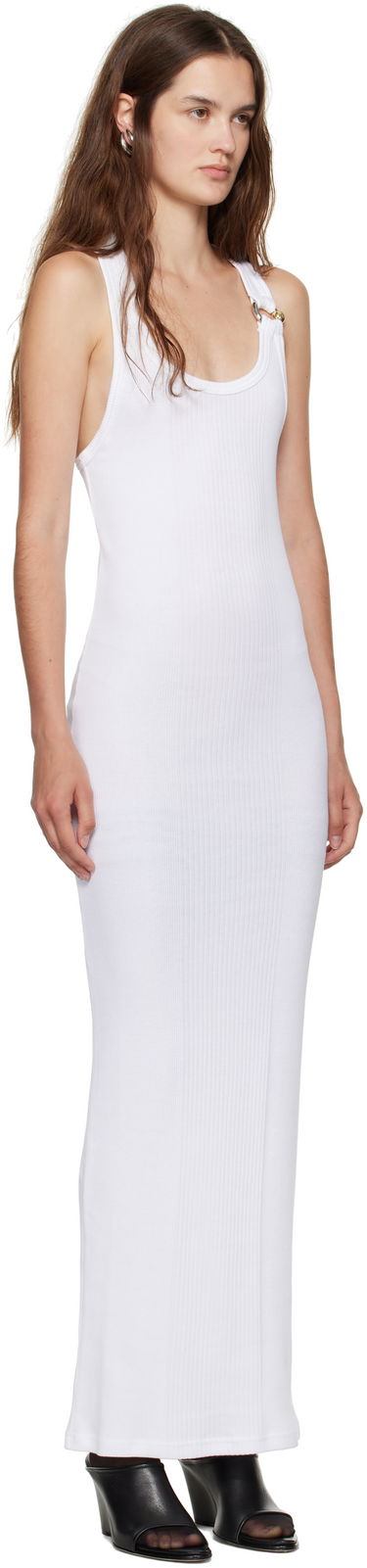 плаття Jean Paul Gaultier Jean Paul Gaultier 'The Piercing' Maxi Dress білий | 25/03-W-DR067-J014-01, 1
