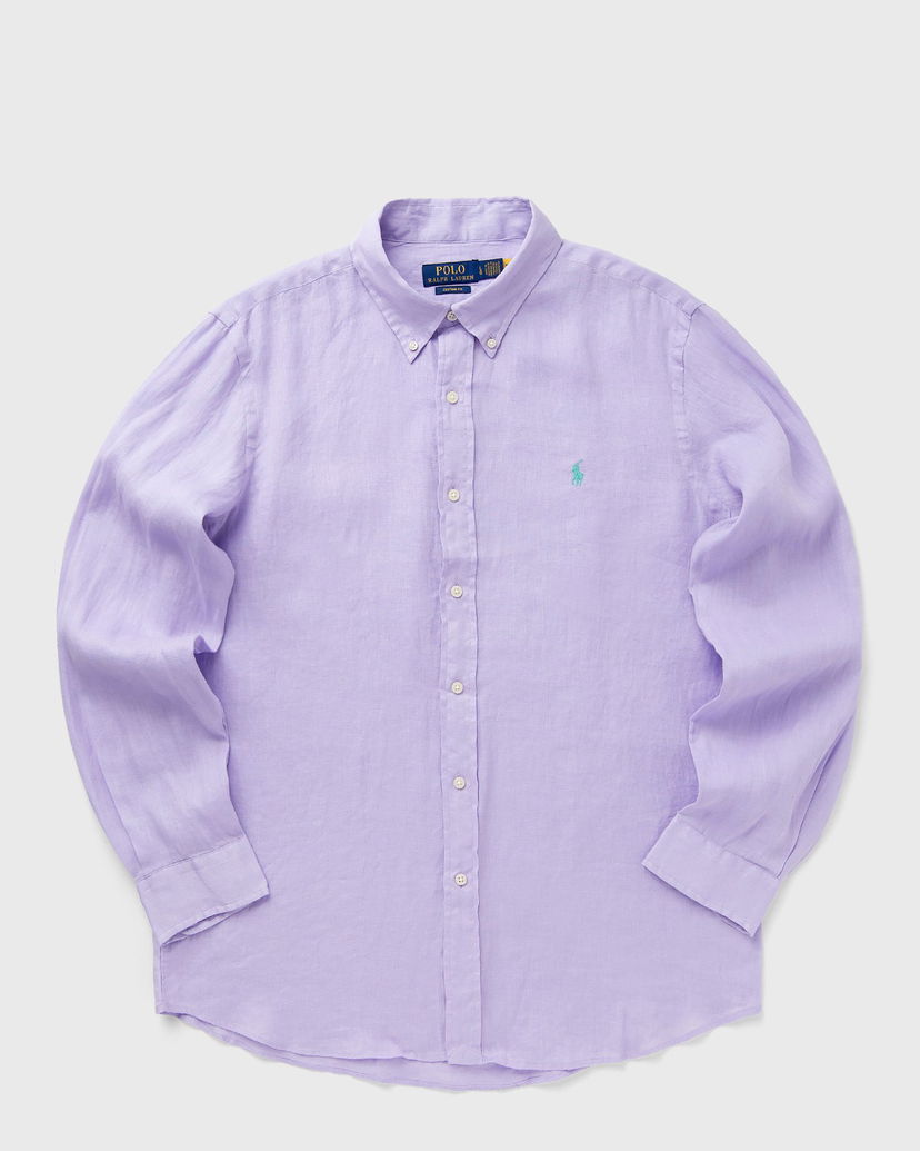 Сорочка Polo by Ralph Lauren Ralph Lauren Custom Fit Linen Long Sleeve Shirt Фіолетовий | 710966294014