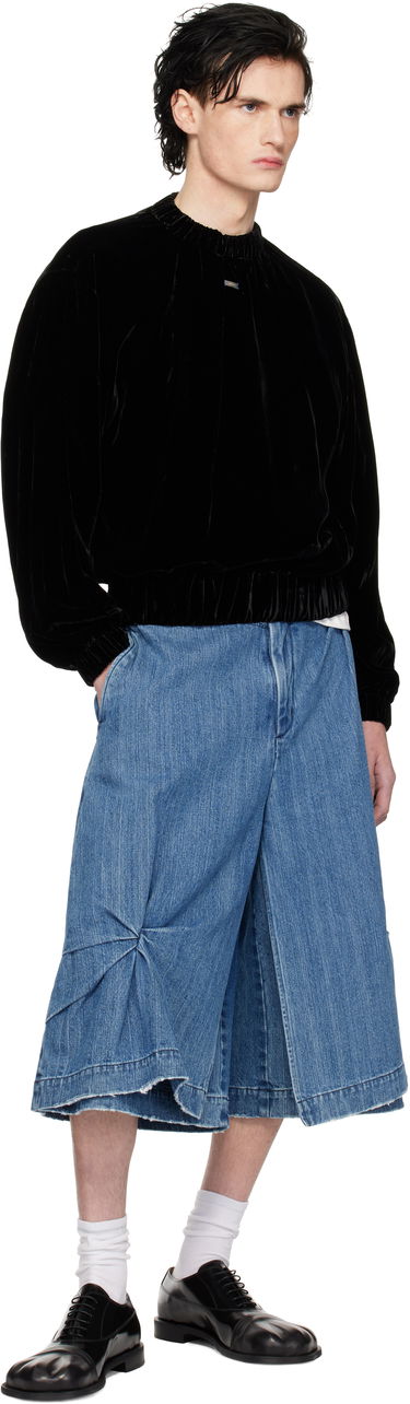 Світшоти ADER ERROR Velvet Relaxed Fit Sweatshirt чорний | BN01FWSW0101BK, 4