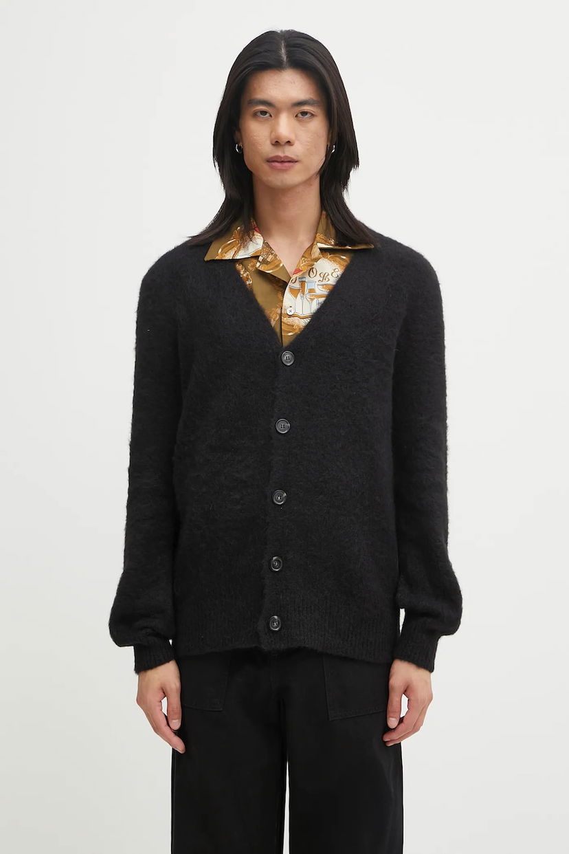Cветр A.P.C. A.P.C. Davis Cardigan чорний | WPABE.M22330