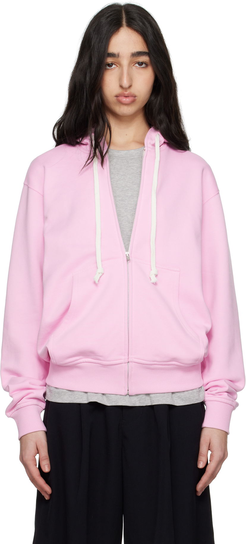 Світшоти Comme des Garçons Comme des Garçons Shirt Zip Hoodie Рожевий | FO-T018-051