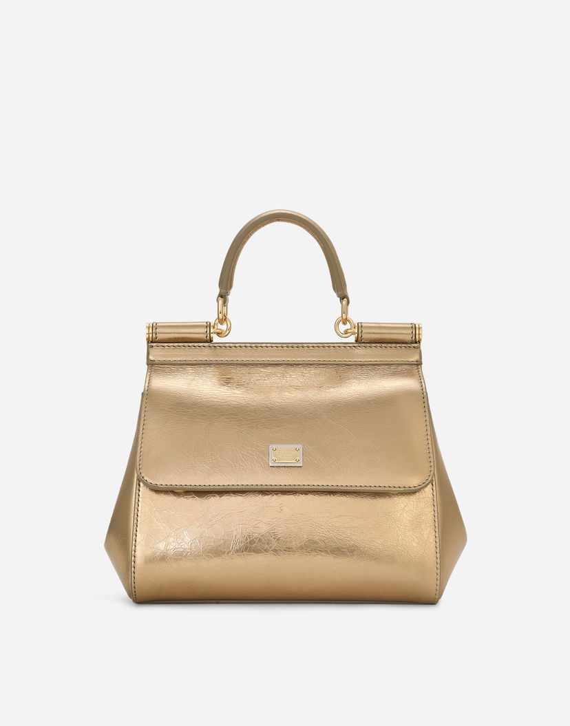 Сумочка Dolce & Gabbana Dolce & Gabbana Sicily Medium Handbag Металік | BB6003AO8558H945
