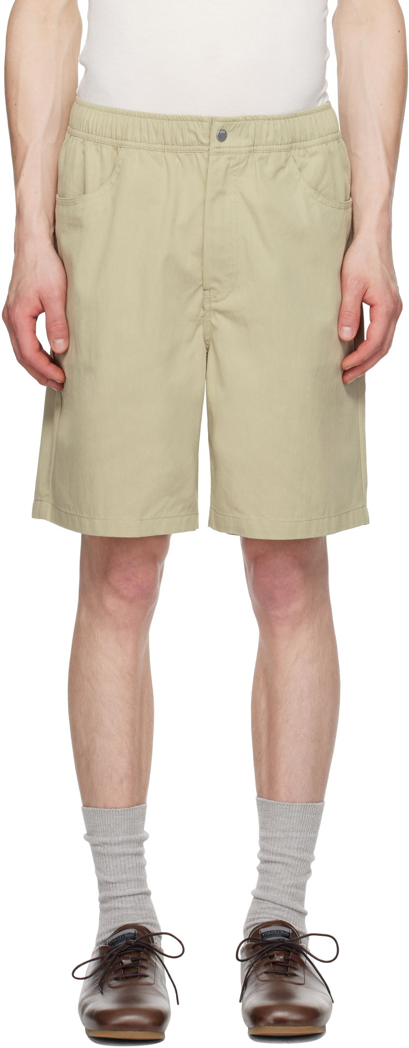 Шорти NORSE PROJECTS Norse Projects Ragnar Fine Broken Twill Shorts бежевий | N35-0620