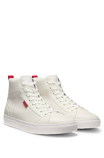 Одяг BOSS High-top Faux Leather білий | 50537334