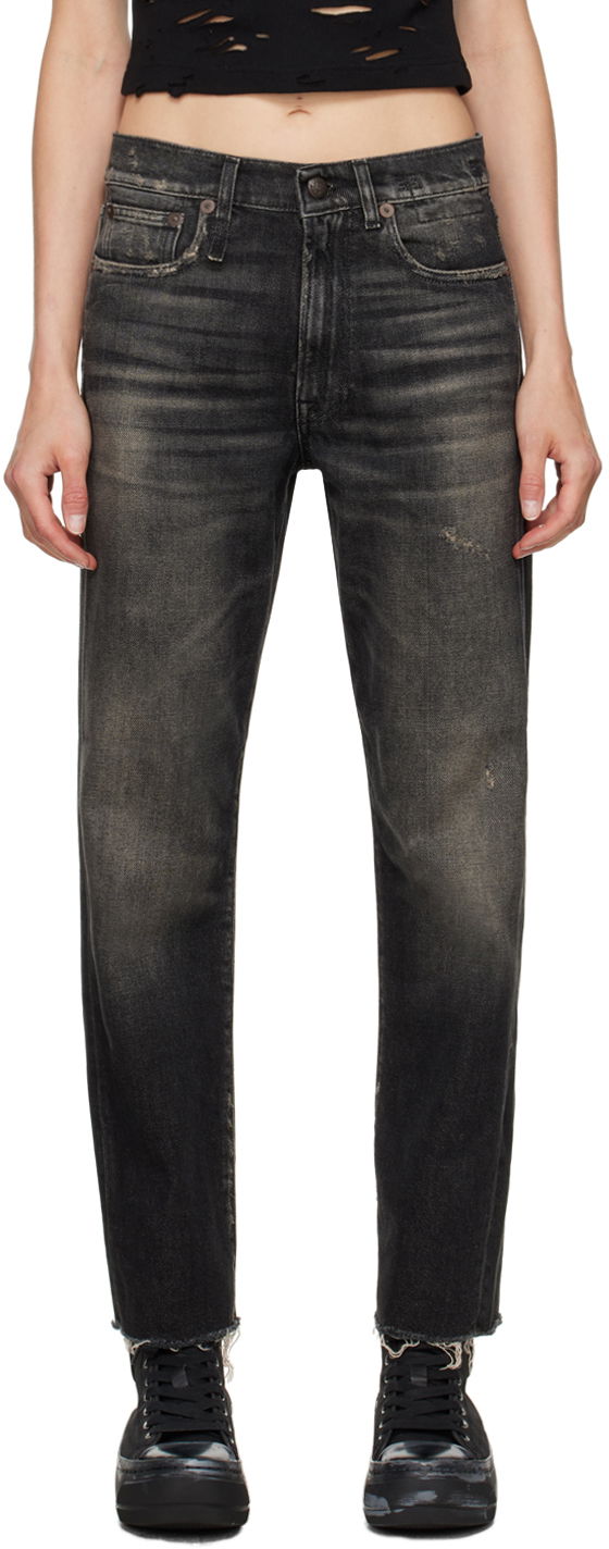 Джинси R13 R13 Stretch Boyfriend Jeans чорний | R13W5083-D152B