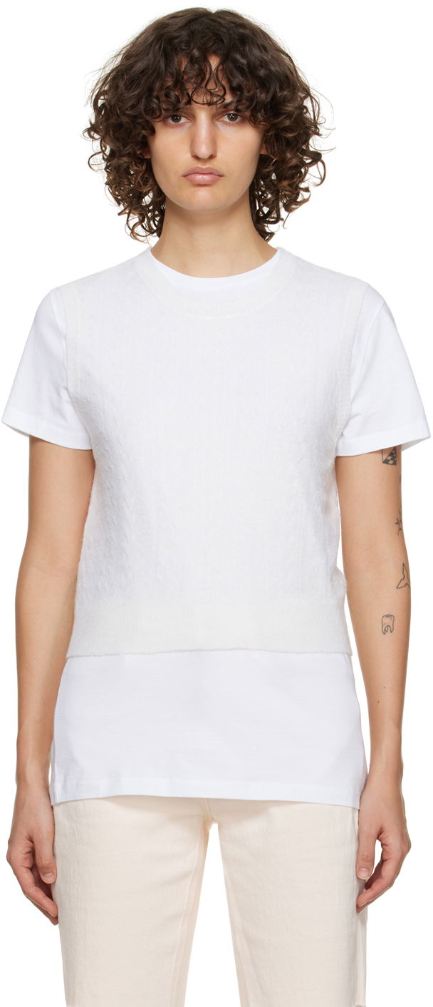 Футболка rag & bone rag & bone Kyle Vest білий | WAS23S041SR41