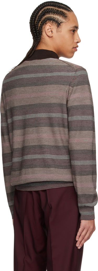 Cветр Paul Smith Paul Smith Hazy Stripe Zip Sweater Коричневий | M1R-254Z-P02590-92, 2