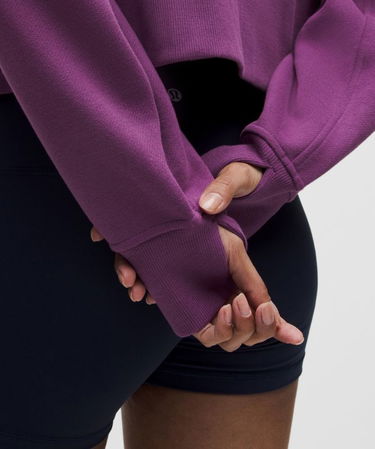 Світшоти lululemon Oversized Cropped Full Zip Hoodie Фіолетовий | prod20000051, 6