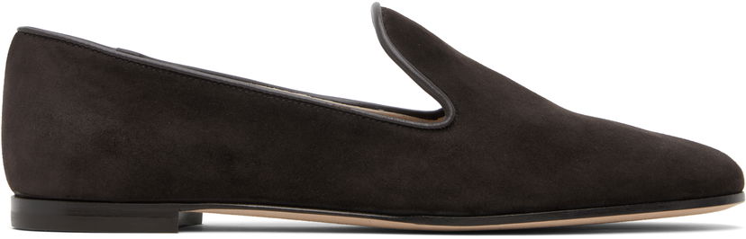 Кросівки та взуття Gianvito Rossi Gianvito Rossi Suede Loafers чорний | G25332-05CUO-XCN