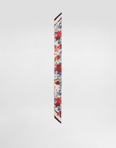 Шарф Dolce & Gabbana Dolce & Gabbana Floral Print Twill Headscarf Різнокольоровий | FS215AGDC5GH25QG, 1