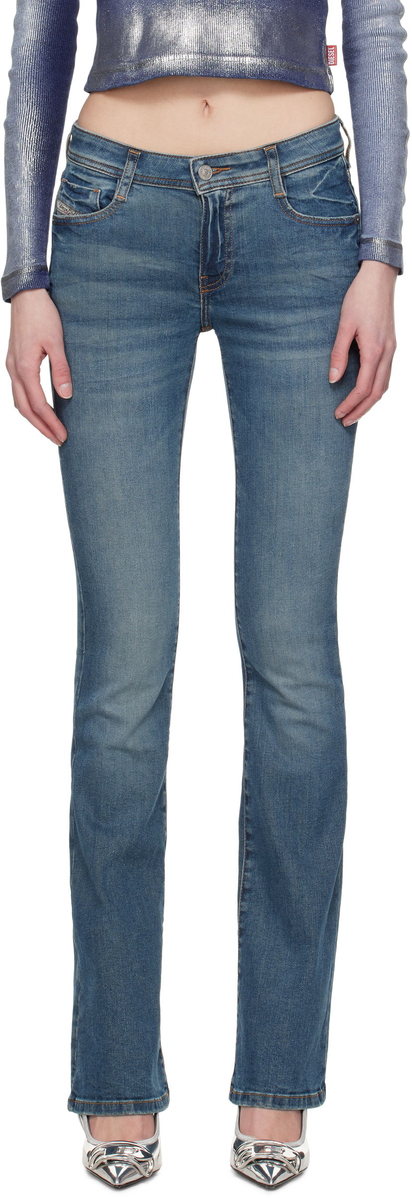 Джинси Diesel Bootcut 1969 D-Ebbey Jeans Синій | A11003 0BMBT