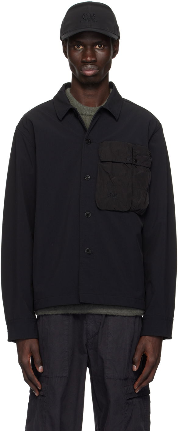 Сорочка C.P. Company Overshirt Shell чорний | 17CMOS197A-006364M