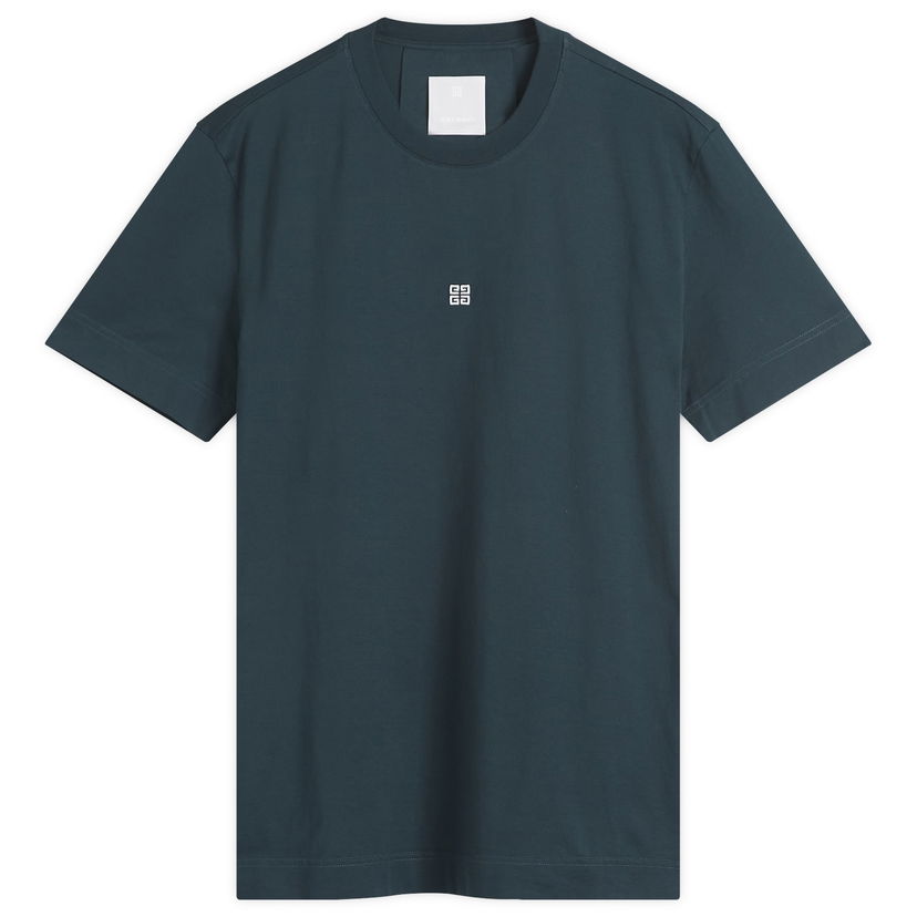 Футболка Givenchy Givenchy Anogram Slim Fit T-Shirt, Size Medium Зелений | BM716G3YCD-302