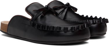 Аксесуари JW Anderson JW Anderson Ruffle Slip-on Loafers чорний | LF0069-LA0323, 3