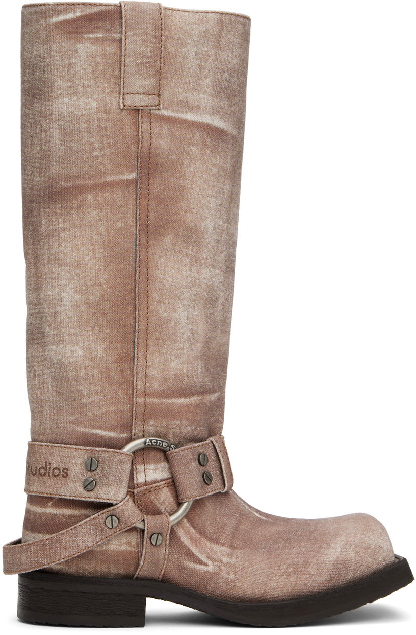 плаття Acne Studios Acne Studios Balius Canvas Boots бежевий | AD0761-