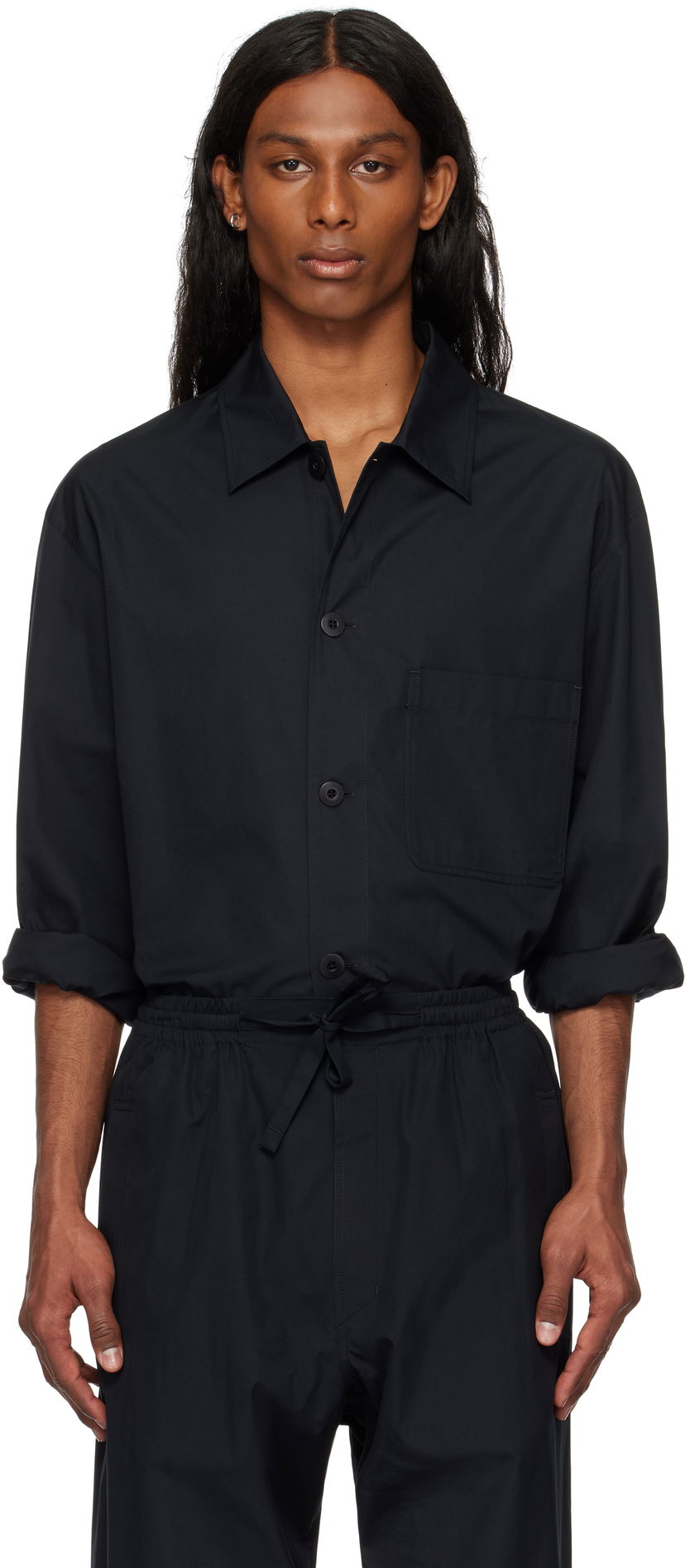 Комбінезон LEMAIRE Lemaire Pyjama Shirt чорний | SH1177 LF839