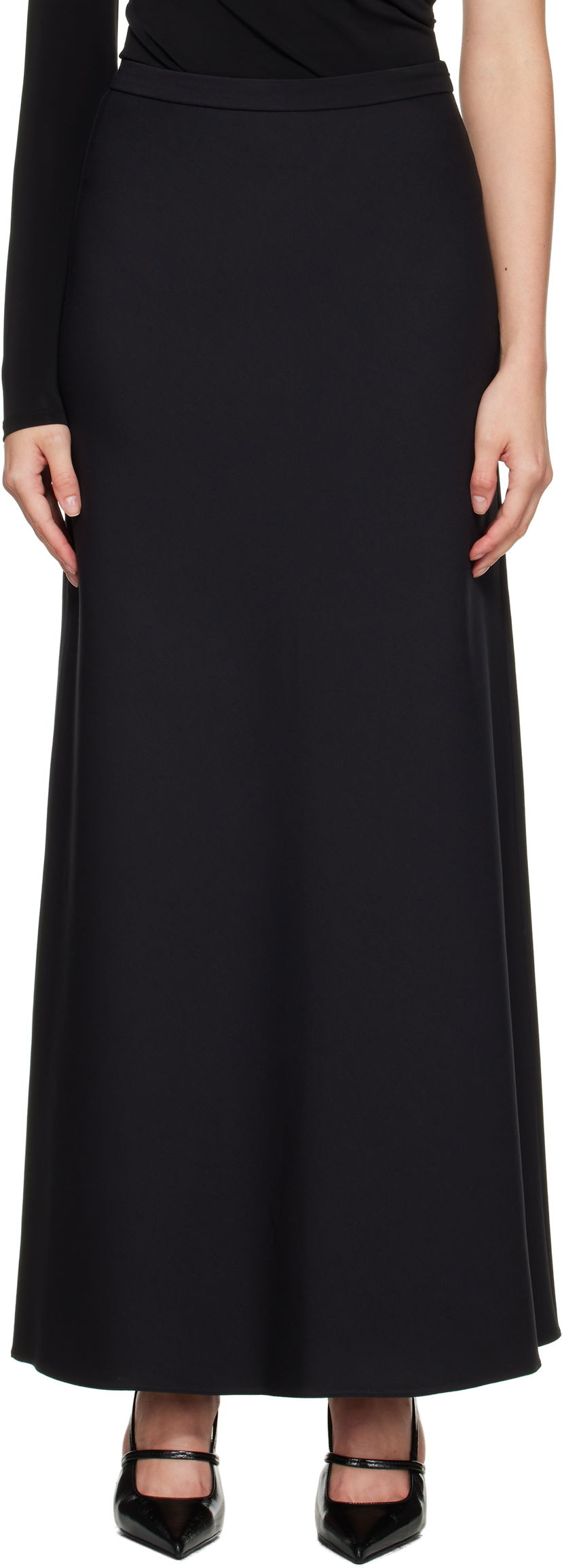 Спідниця Max Mara Max Mara Vernice Maxi Skirt чорний | 2521776011600