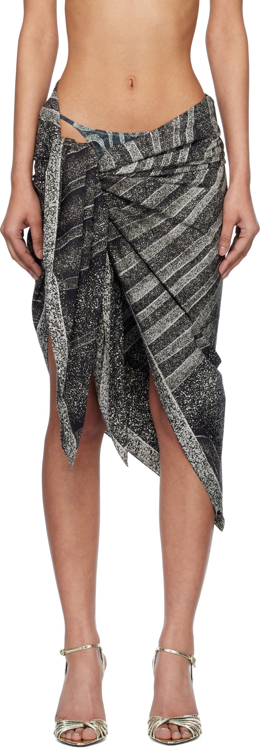 Купальники Jean Paul Gaultier Jean Paul Gaultier 'The Spirale' Sarong Різнокольоровий | 25/34-U-JU175-C596-000203