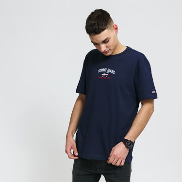 Футболка Tommy Hilfiger Timeless Tommy Script Tee темно-синій | DM0DM10620 C87, 0