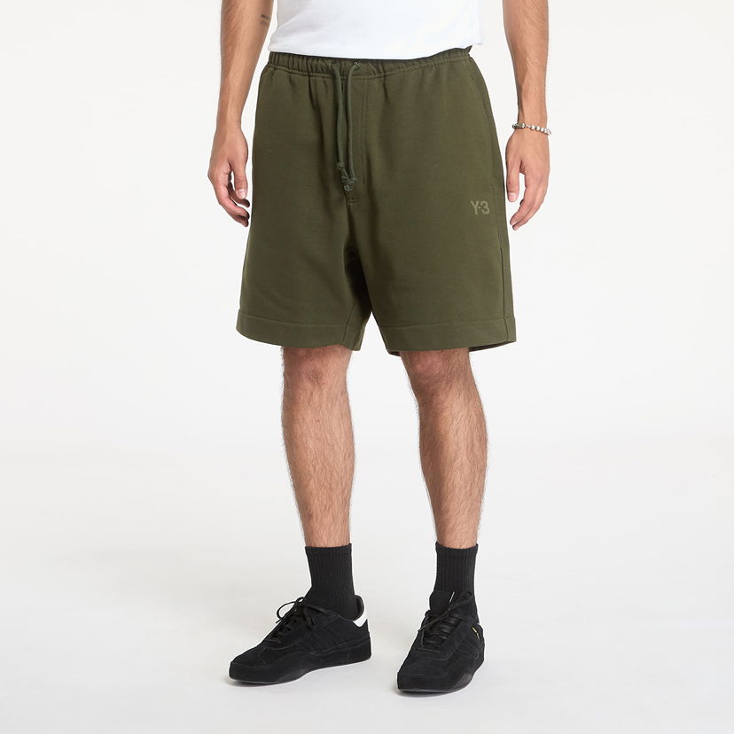 Шорти Y-3 Brushed Terry Shorts Night Cargo Зелений | JJ4397