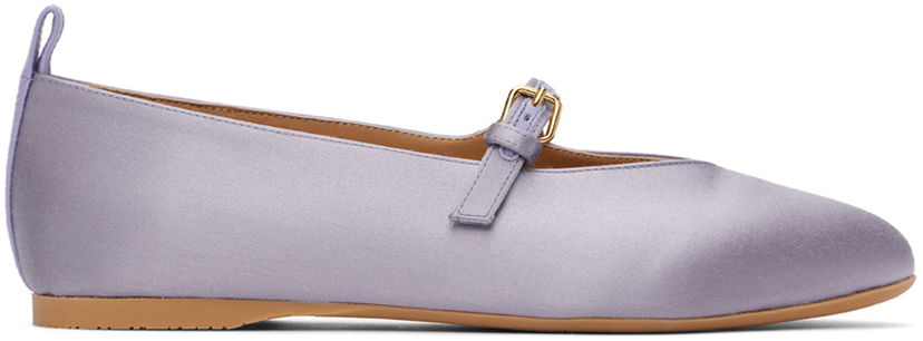 Кросівки та взуття JW Anderson Satin Ballerina Flats Фіолетовий | ANW43033B 20112