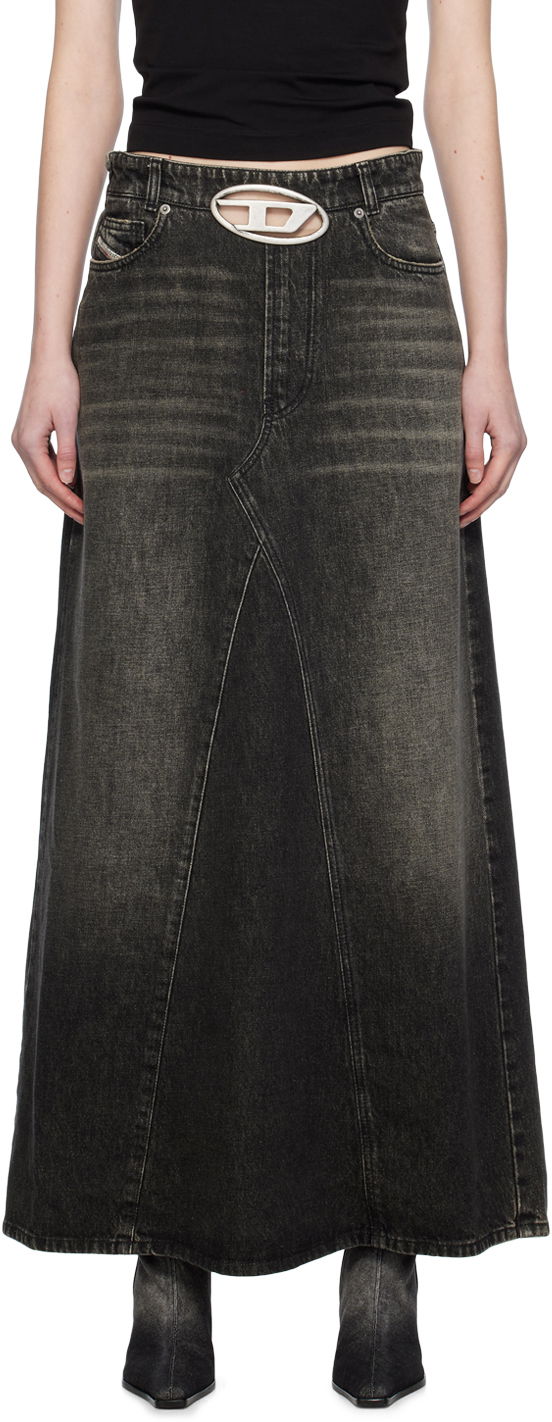 Спідниця Diesel De-Pago-S3 Denim Maxi Skirt чорний | A13149 0JGAE
