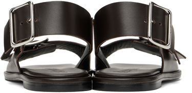 Одяг Aeyde Aeyde Thekla Leather Slingback Sandals Коричневий | A11-FS-BRNS08FL65-SS25-953-001, 1