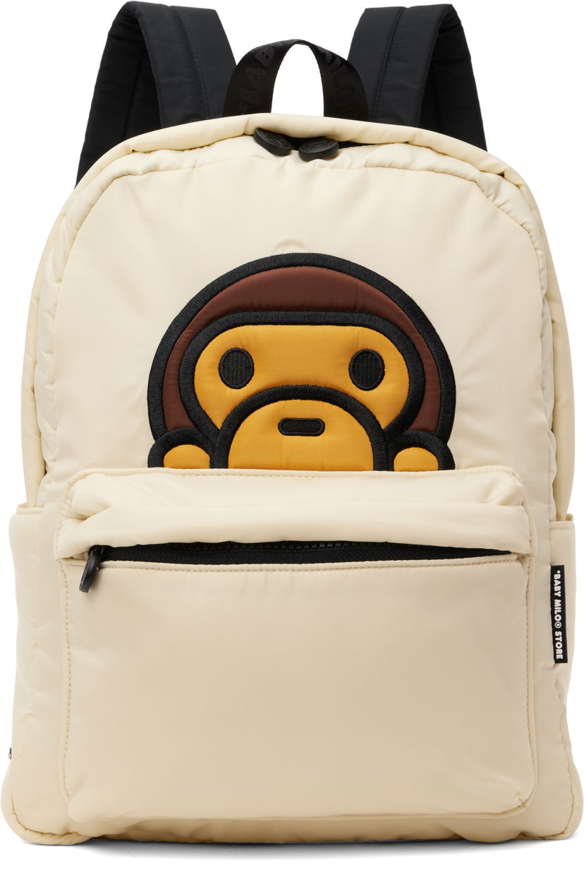 Рюкзак BAPE BAPE Baby Milo Medium Backpack бежевий | 0MXBGW4276XXO