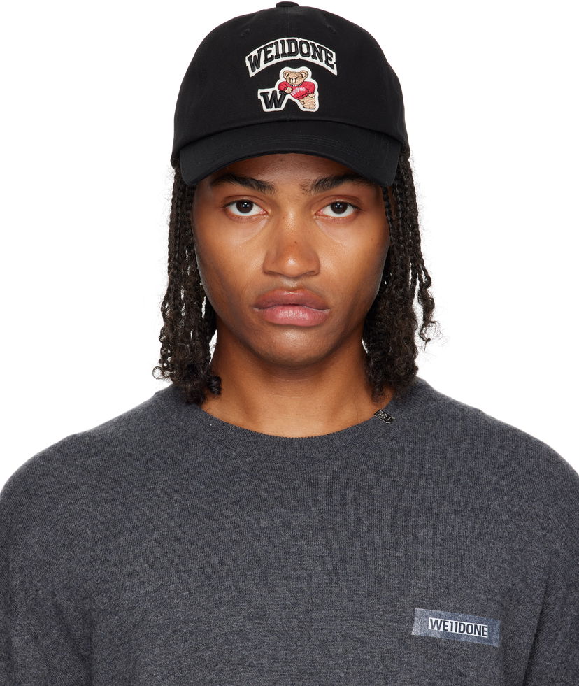 Кепка We11done We11done Varsity Logo Baseball Cap чорний | WD-AH2-25-405-U-BK