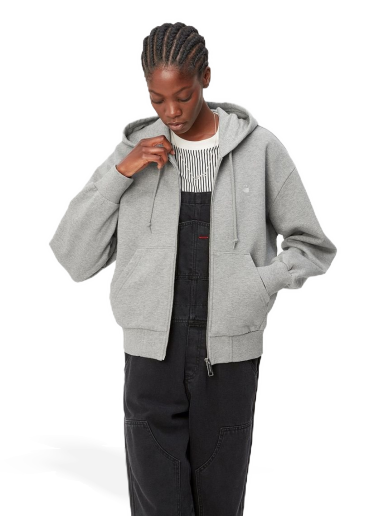 Куртка Carhartt WIP Hooded Casey Jacket Сірий | I032642_10B_XX