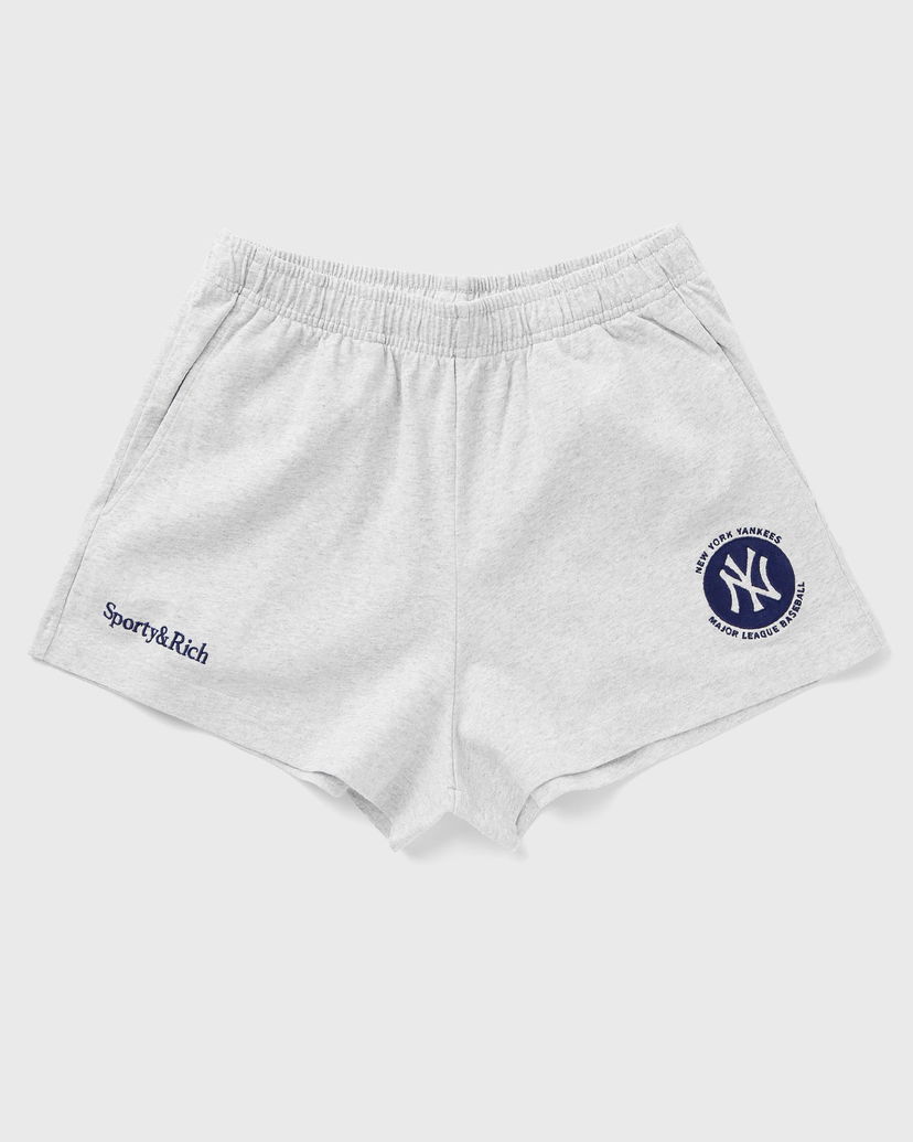 Шорти Sporty & Rich Sporty & Rich New York Yankees Disco Shorts Сірий | SH037623659GY03
