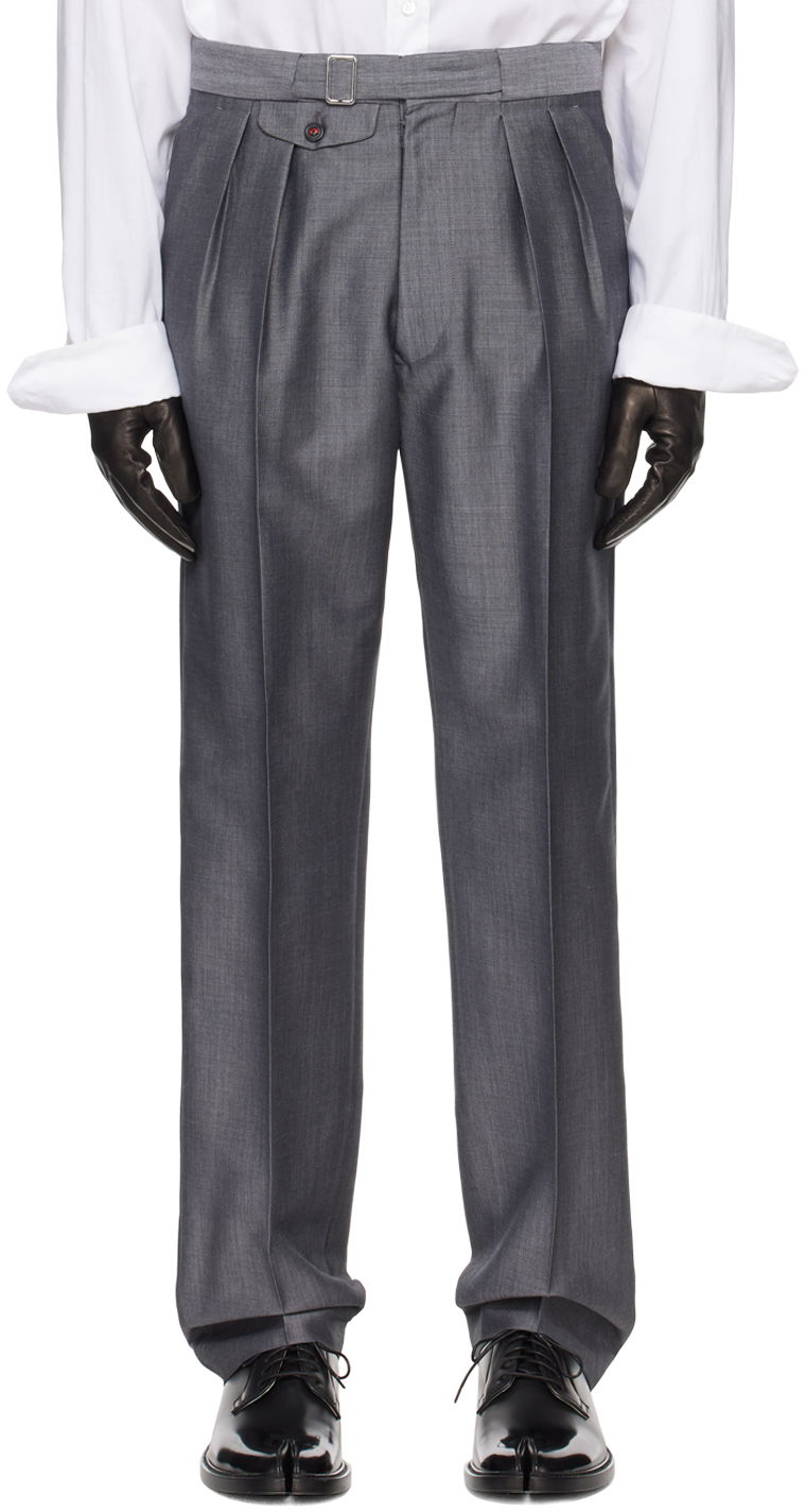 Штани Maison Margiela Pocket Trousers Сірий | SI1KA0006 S52583
