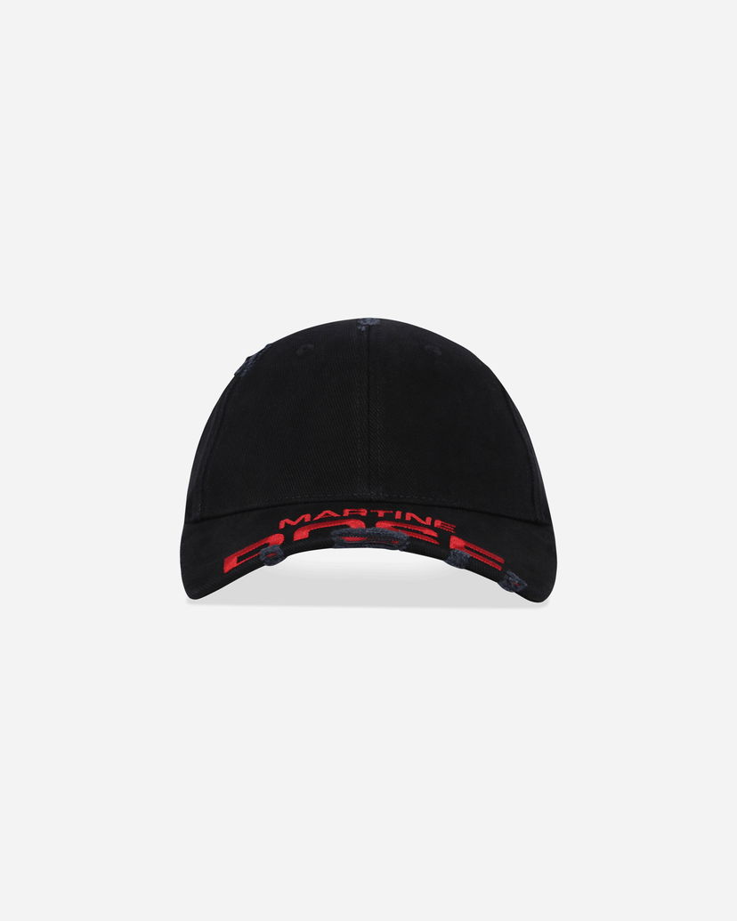 Кепка Martine Rose Distressed Baseball Cap чорний | 1130WP13002