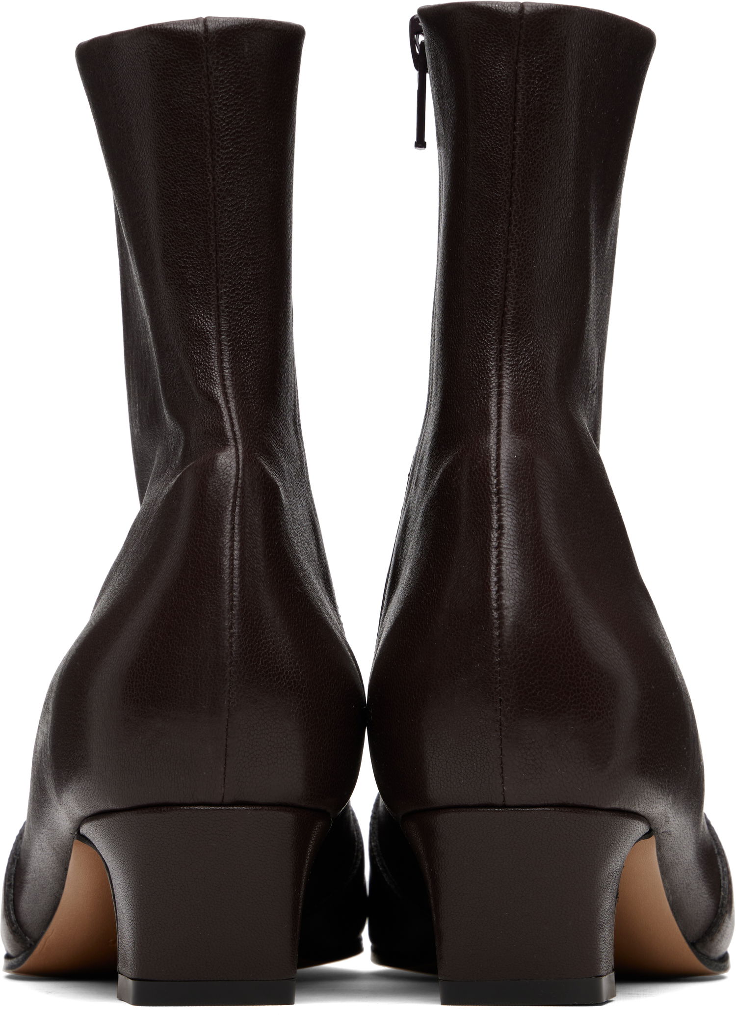 Кросівки та взуття Khaite Black 'The Nevada' Stretch Low Boots чорний | F1068-836, 1
