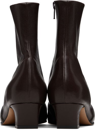 Кросівки та взуття Khaite Black 'The Nevada' Stretch Low Boots чорний | F1068-836, 1