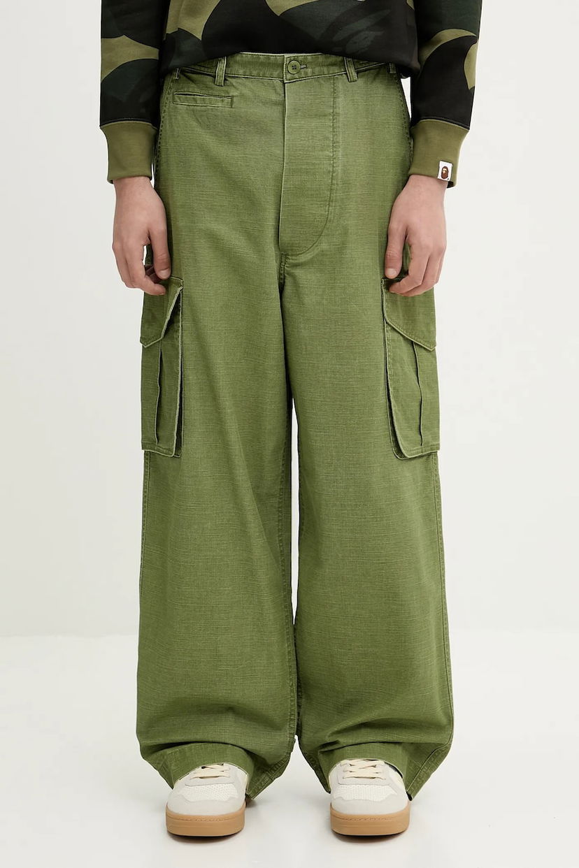 Штани карго KENZO Kenzo Cargo Pants Зелений | FF55PA2459GD.48