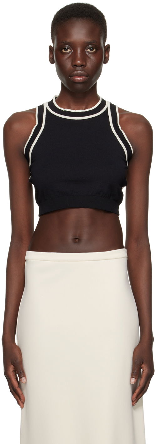 Безрукавка Max Mara Max Mara Ruggero Knit Tank Top чорний | 2411361062600