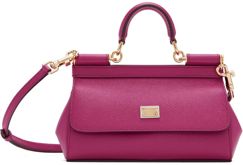 Сумочка Dolce & Gabbana Pink Small Sicily Bag Рожевий | BB7116 A1001