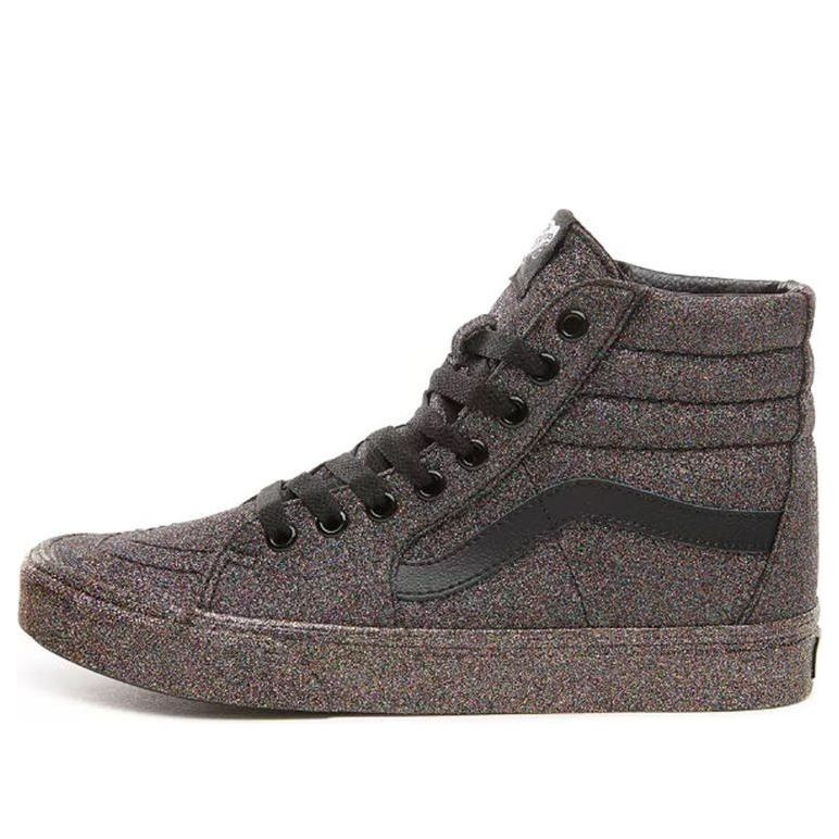 Кросівки та взуття Vans Sk8-Hi Rainbow Glitter чорний | VN0A38GEUKN