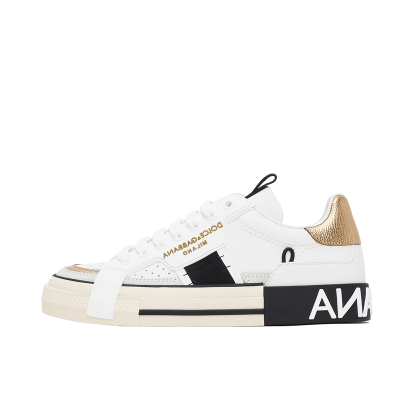 Кросівки та взуття Dolce & Gabbana White 2.Zero Sneakers білий | CS1863AO222