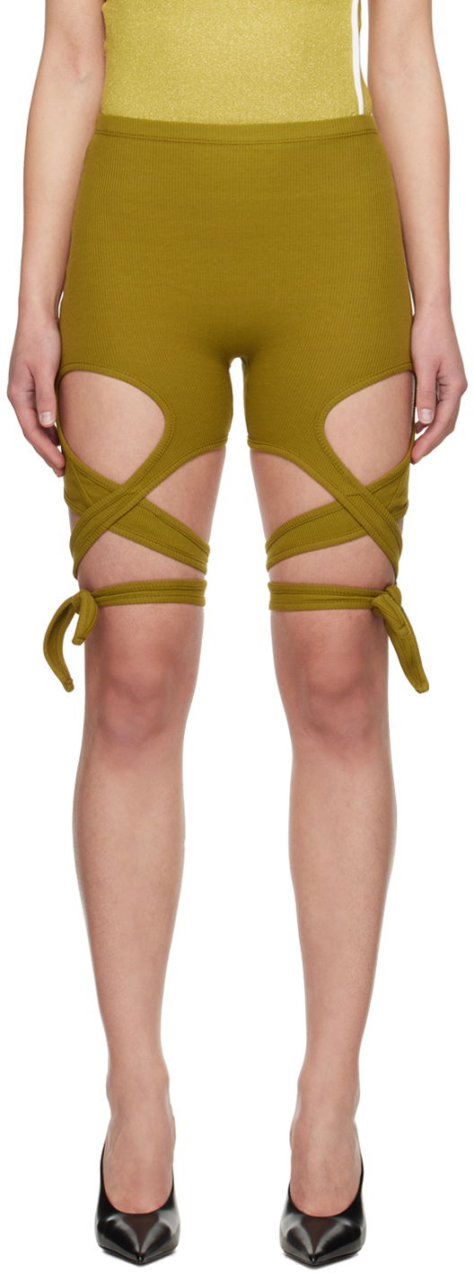 Шорти Ottolinger Ottolinger Otto Wrap Shorts Зелений | 400204