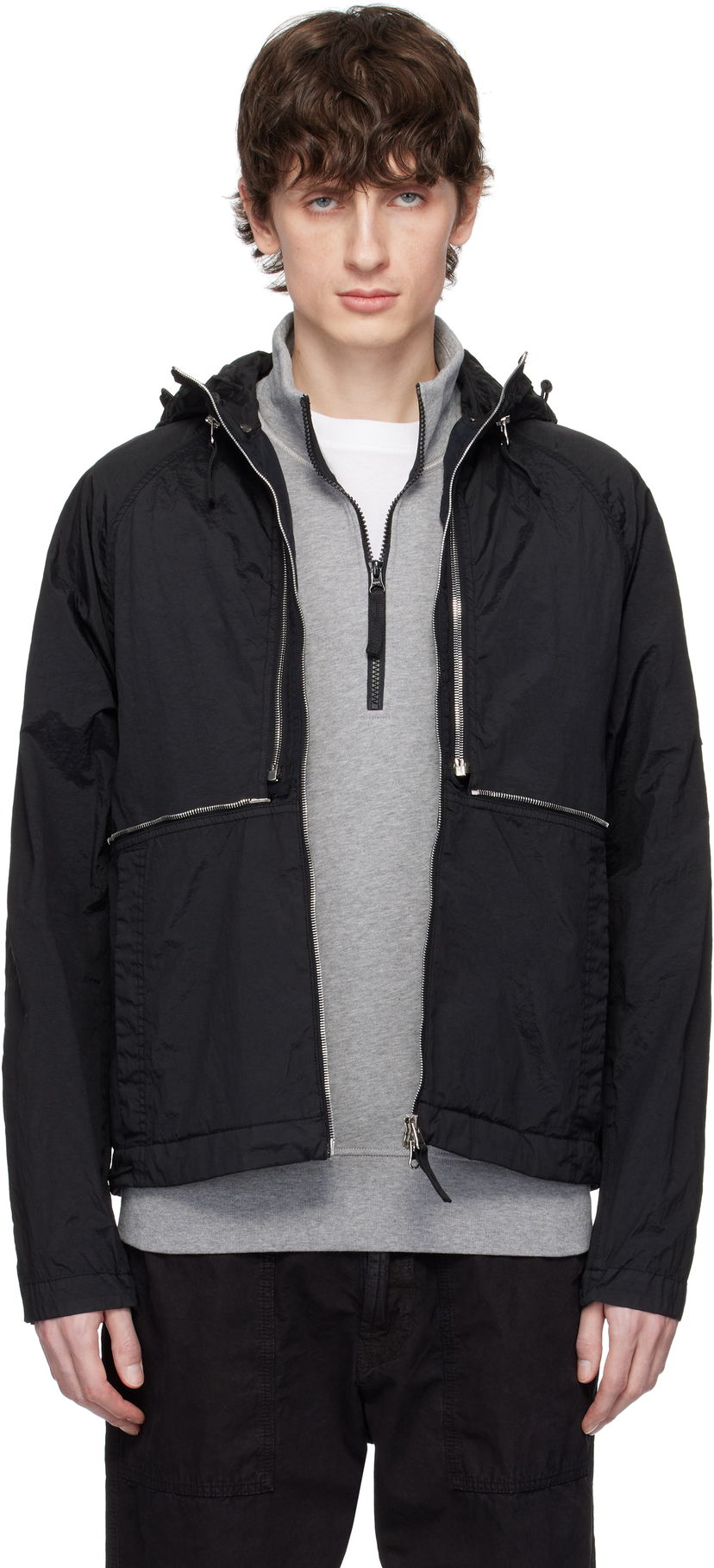Вітровка Stone Island Stone Island Nylon Metal Watro-TC ECONYL Jacket чорний | K1S15 4100020 S0020