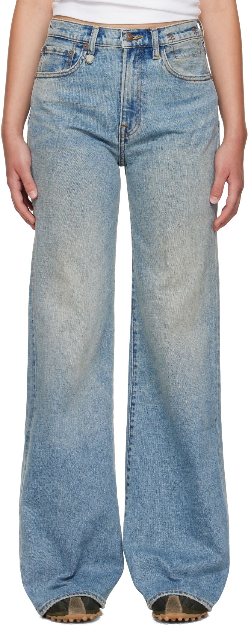 Джинси R13 R13 Straight Leg Jeans Синій | R13WD188-D247A