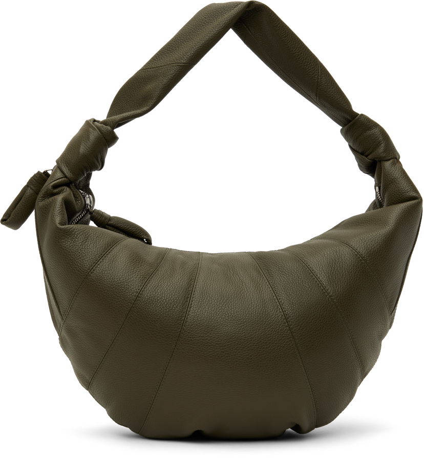 Сумочка LEMAIRE LEMAIRE Fortune Croissant Leather Shoulder Bag Зелений | BG0071 LL0018