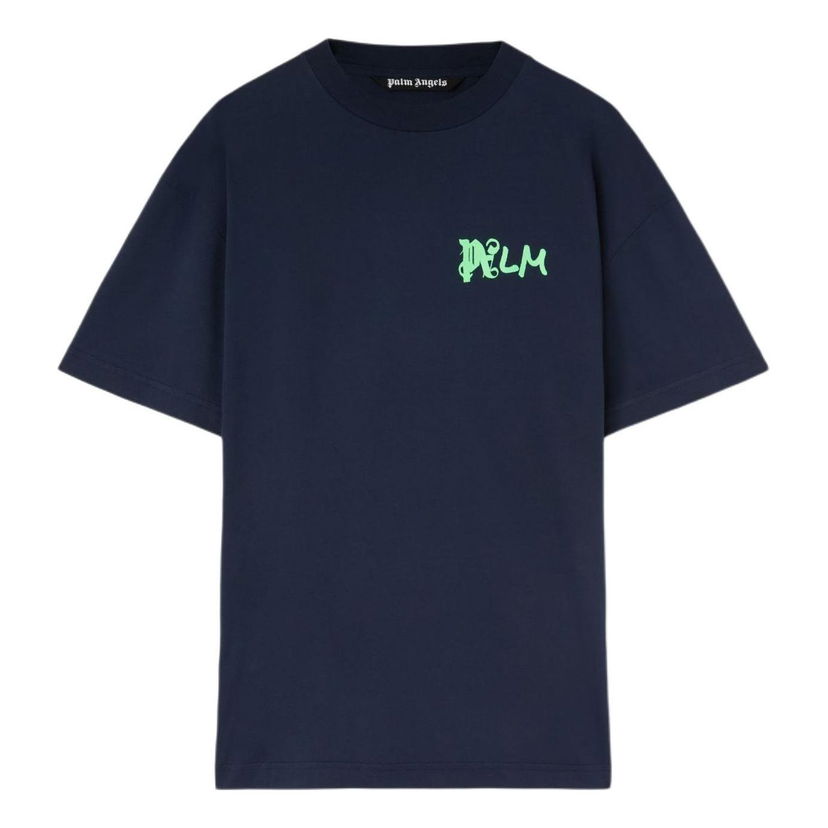 Футболка Palm Angels Palm Angels I Am Lost Graphic T-Shirt Синій | PMAA072S24JER0044670